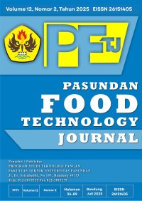 Image of [JOURNAL] Pasundan Food Technology Journal (PFTJ)